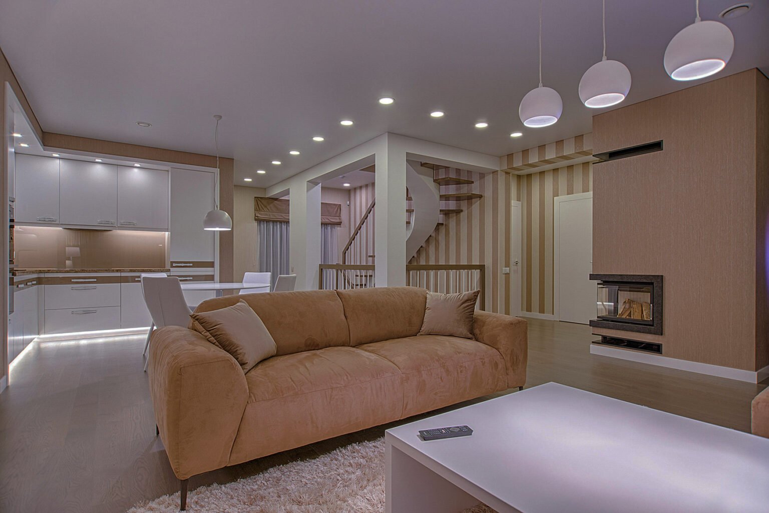 Large modern living room